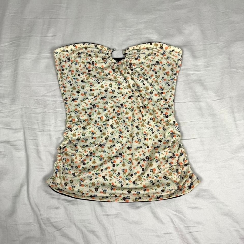 Vintage y2k floral tube top